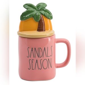 🆕RAE DUNN ARTISAN COLLECTION "SANDAL SEASON" MUG 20 OZ 🆕